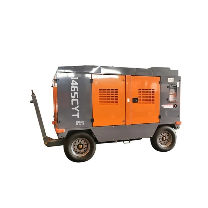 diesel screw air compressor portable compressor