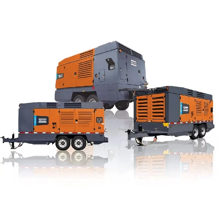 Atlas copco comhbhrúiteoir scriú díosail ard -brú mór le díol xrvs1100 xats1200 xavs1000 v900 xrhs888 xrs 1230-30 xrvs1350 xrhs1500