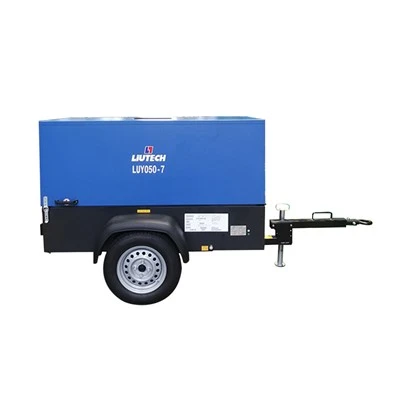 {050-7 Liutech Air Compressor175 PSI Díosal 7 Meaisín Comhbhrúiteora Aeir Bar le haghaidh Mianadóireachta